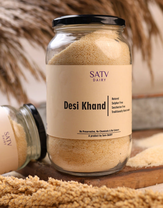 Desi Khand (Unrefined Sugar): A Natural and Healthier Sweetener