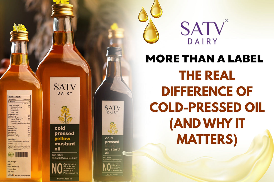 More Than a Label: The Real Difference of Cold-Pressed Oil (And Why It Matters)