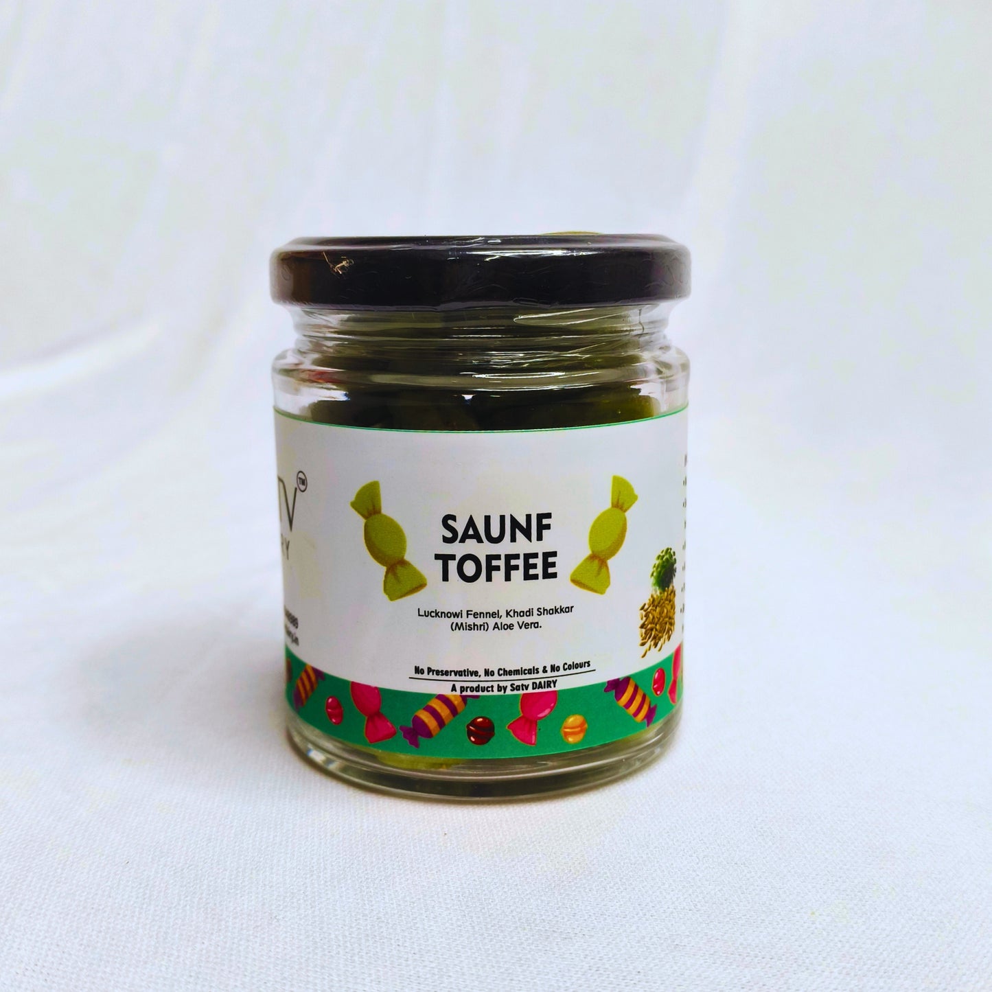 Satv Dairy Saunf Toffee (Pack of 2)