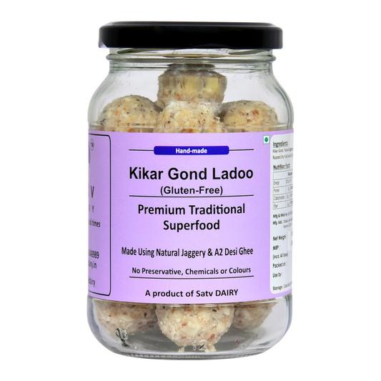 Kikar Gond laddu (Gluten-free)