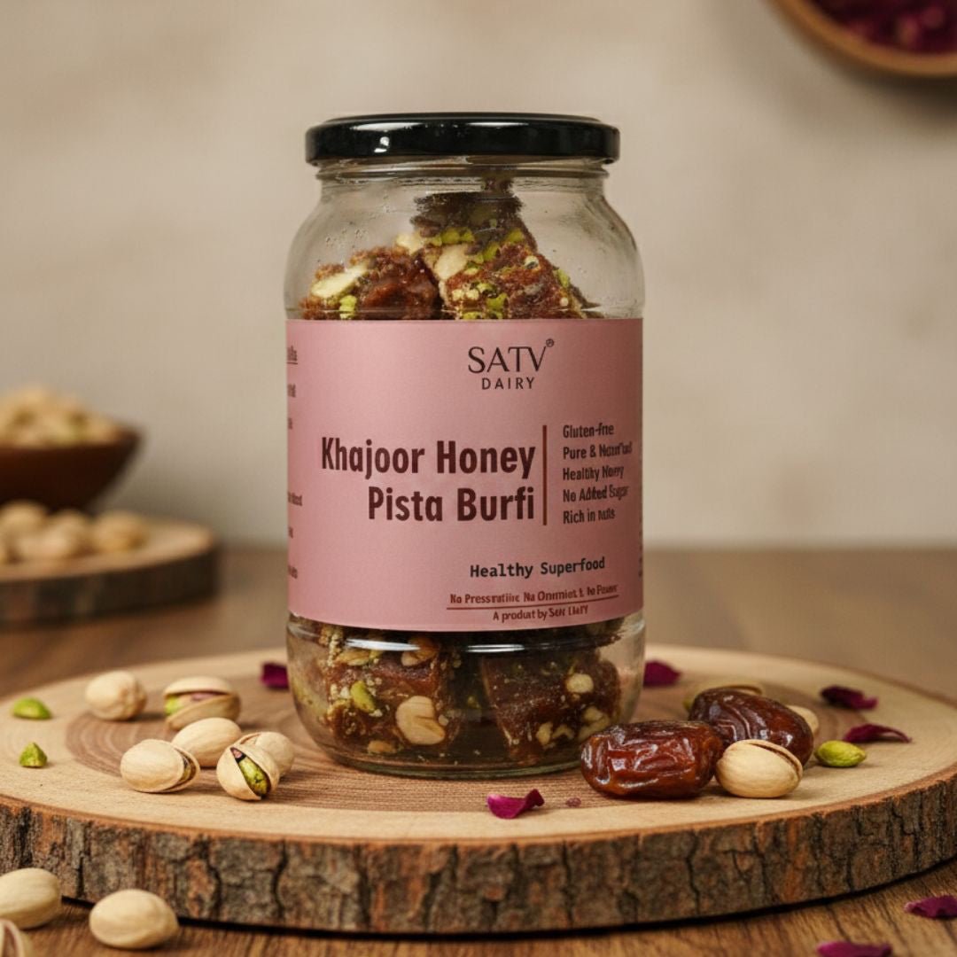 Khajoor Honey Pista Barfi