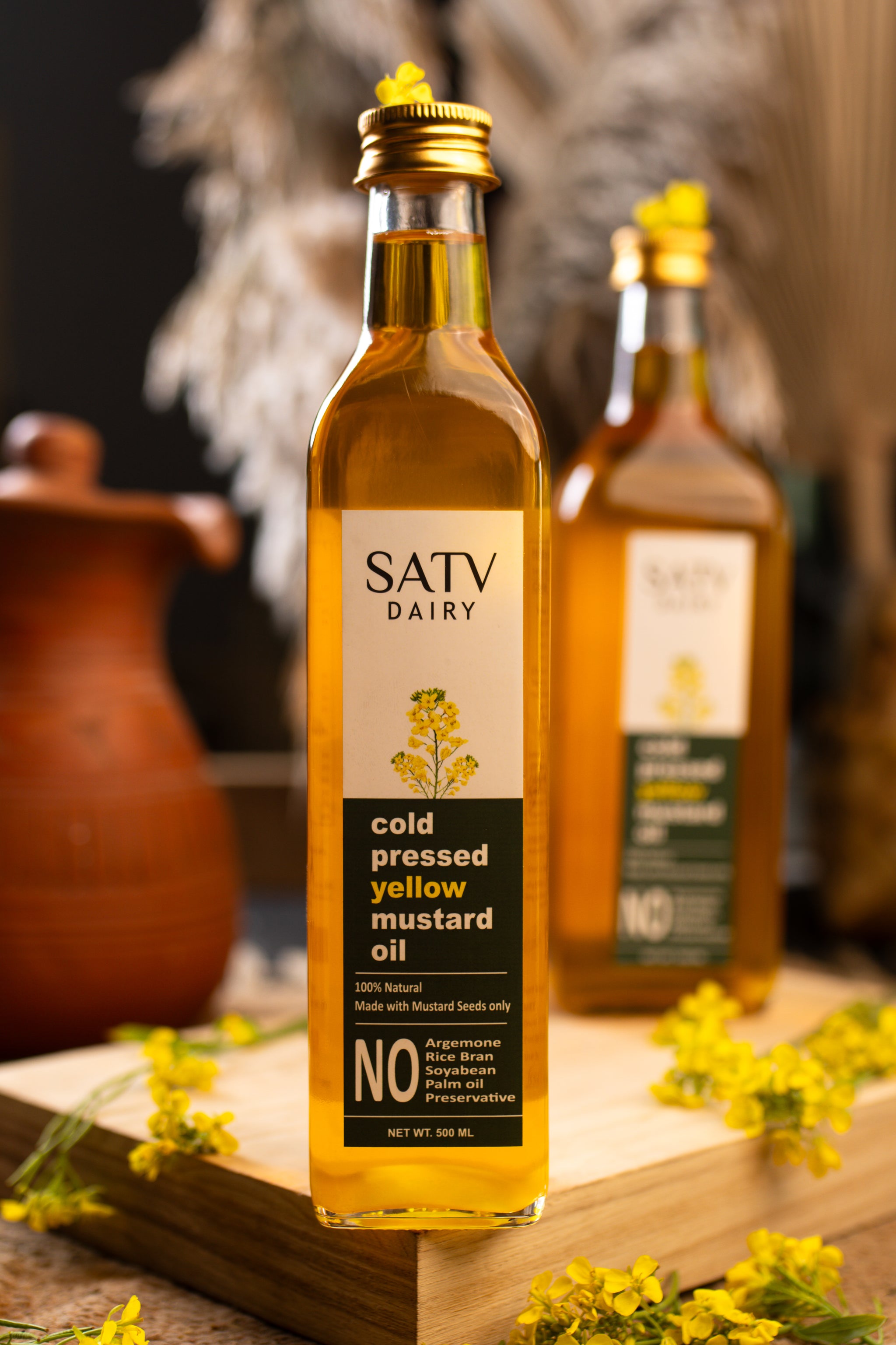 Cold-Pressed Yellow Mustard Oil
