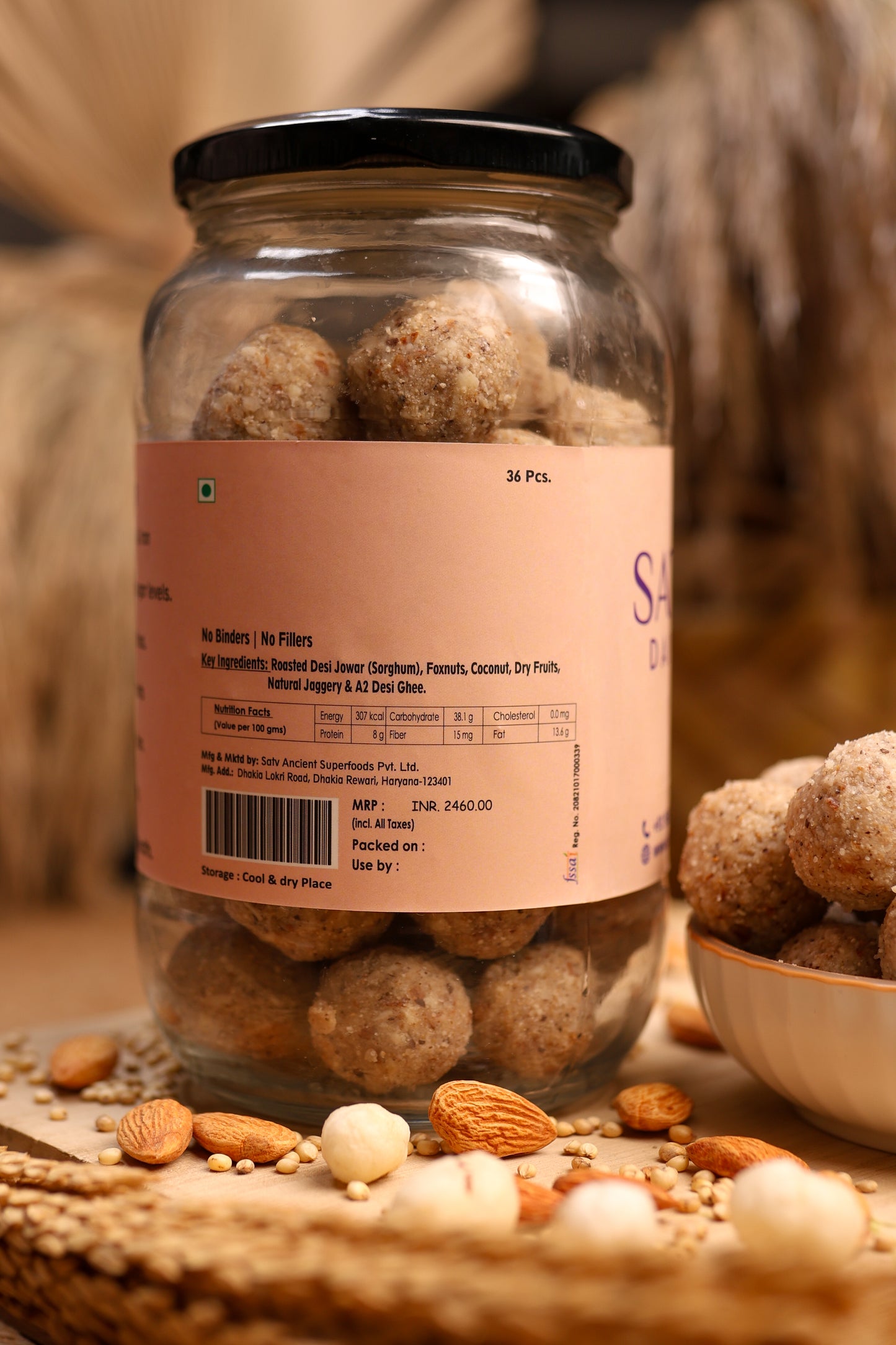 Jowar Makhana Laddu (Gluten-free)