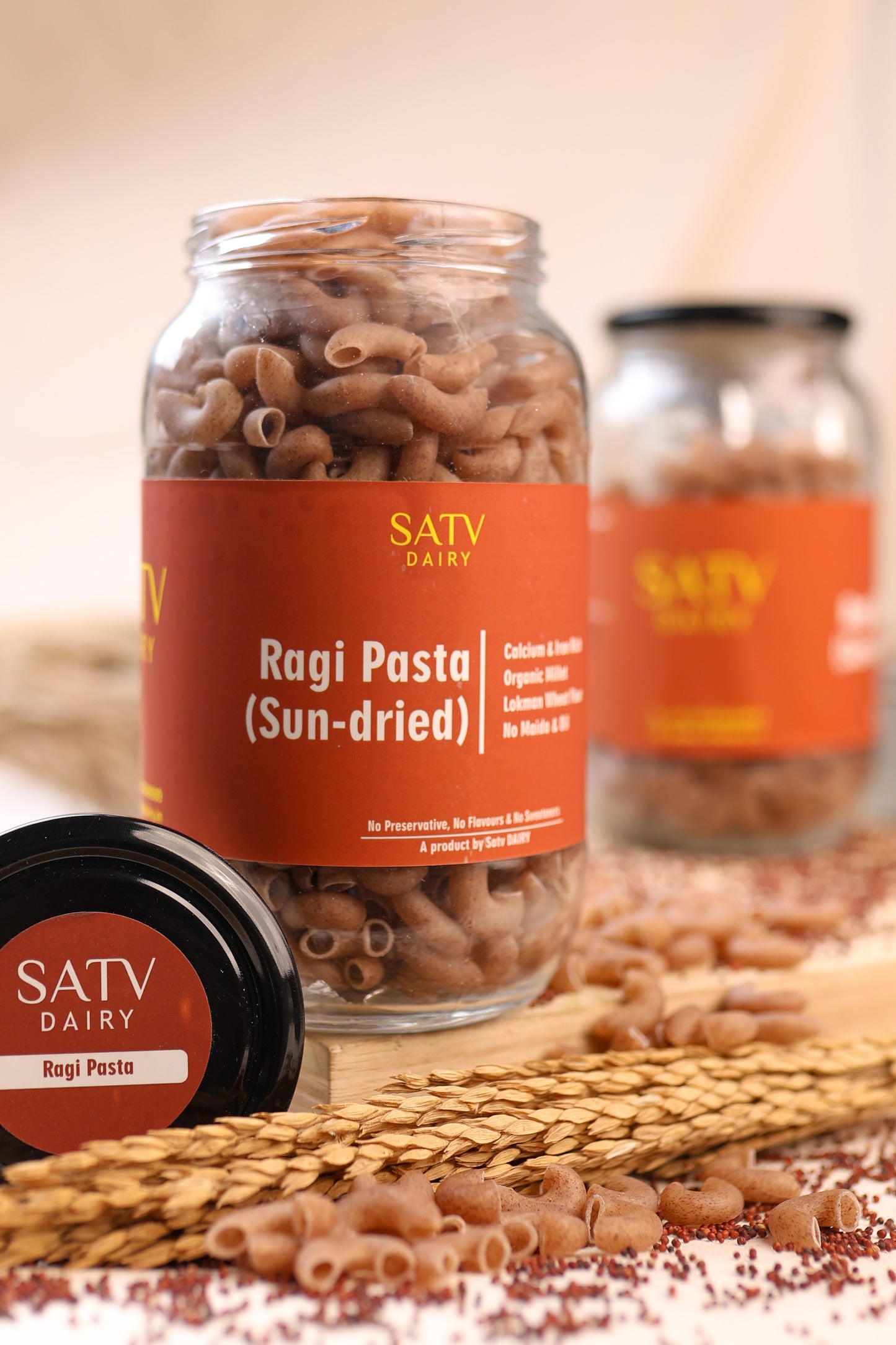 Ragi Pasta (Sun Dried)