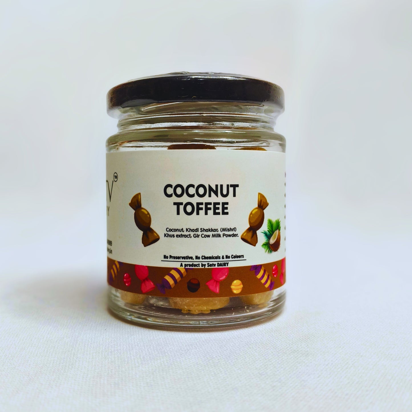 Satv Dairy Coconut Toffee (Pack of 2)