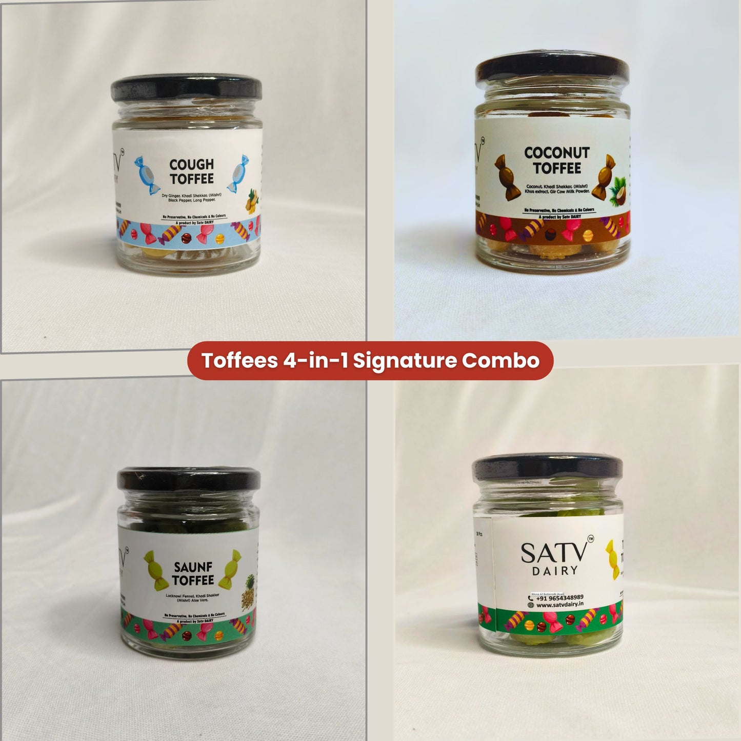 Satv Dairy Toffees 4-in-1 Signature Combo
