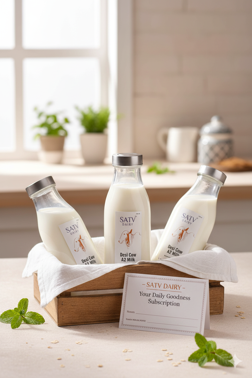Daily A2 Milk Subscription (Delhi & Gurugram Only)