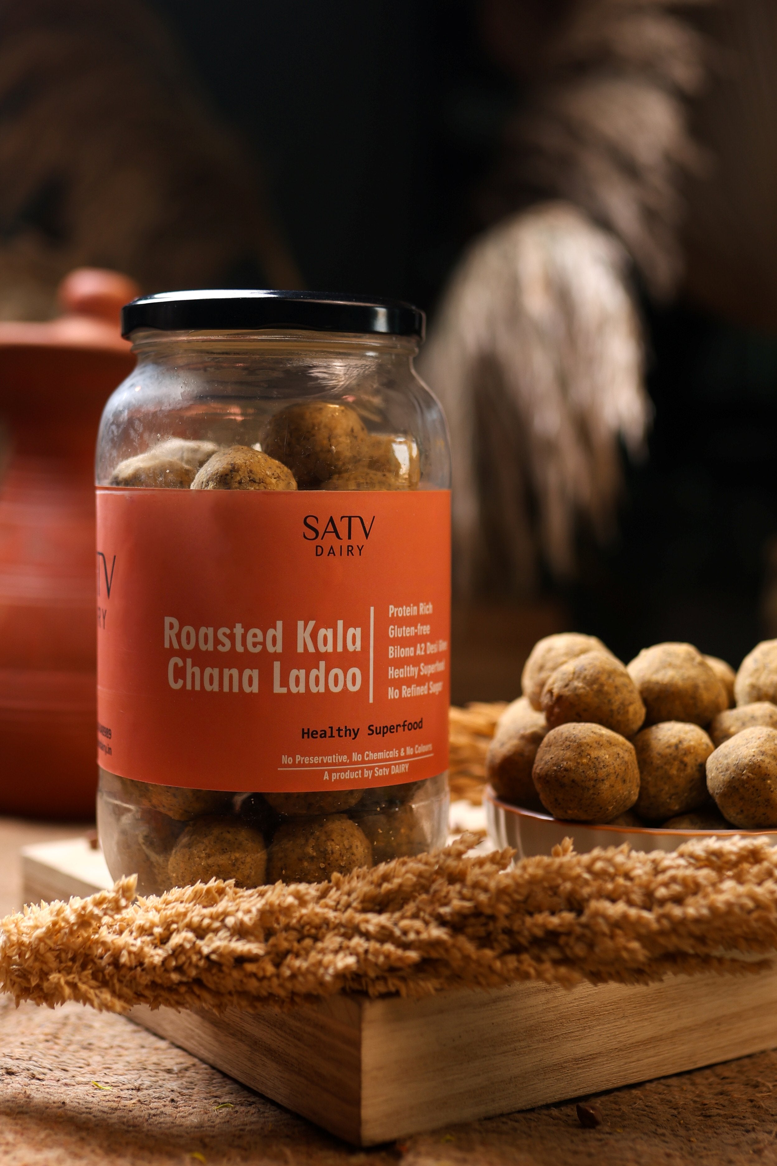 Kala Chana Desi Ghee Laddu