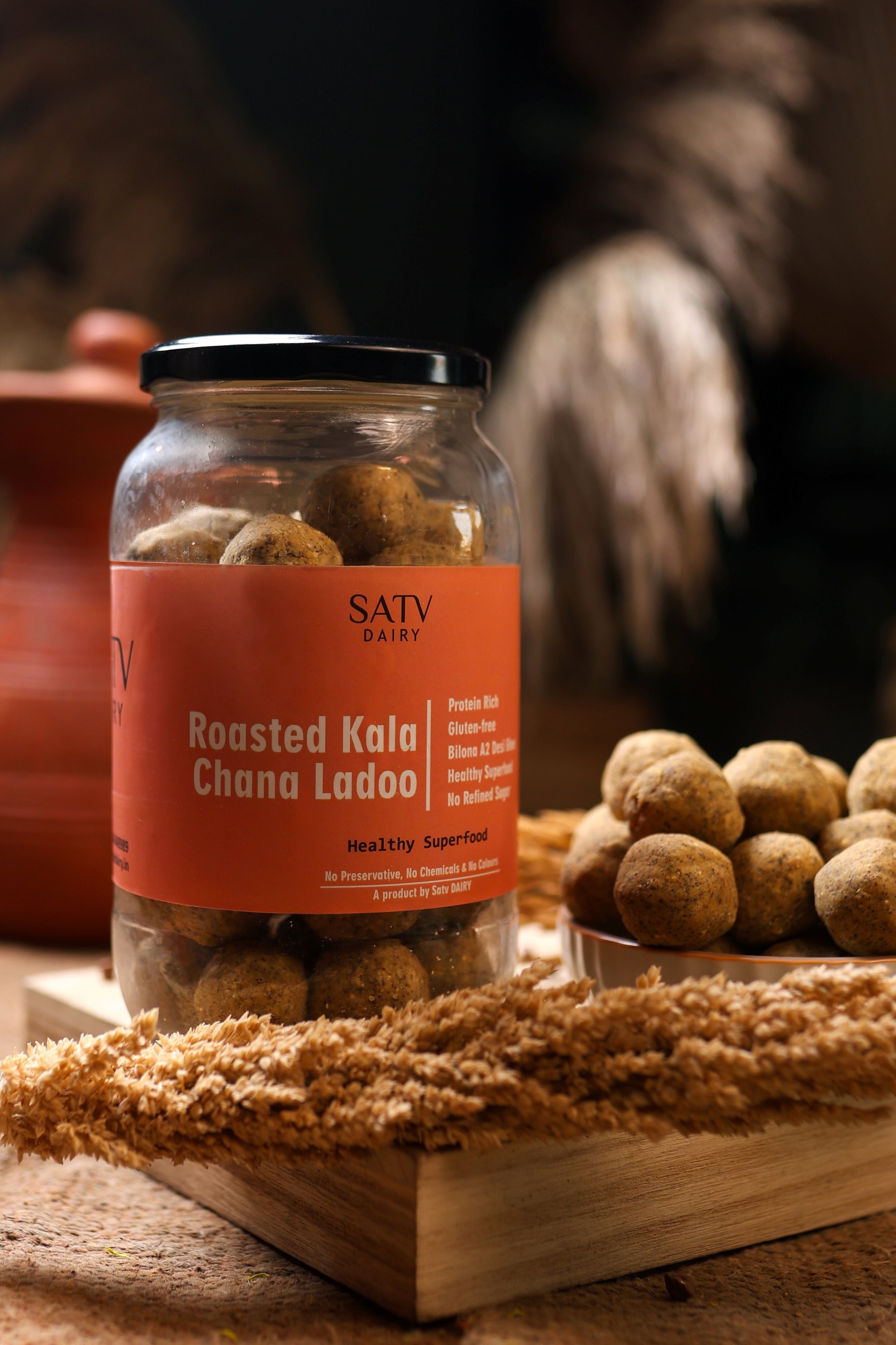 Kala Chana Desi Ghee Laddu