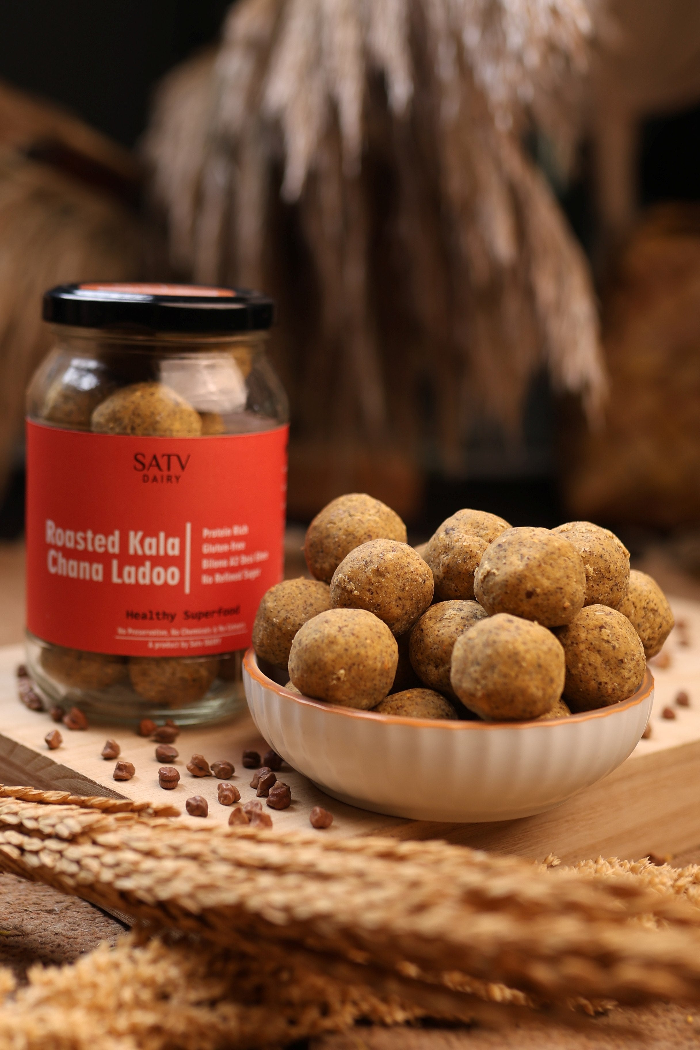 Kala Chana Desi Ghee Laddu