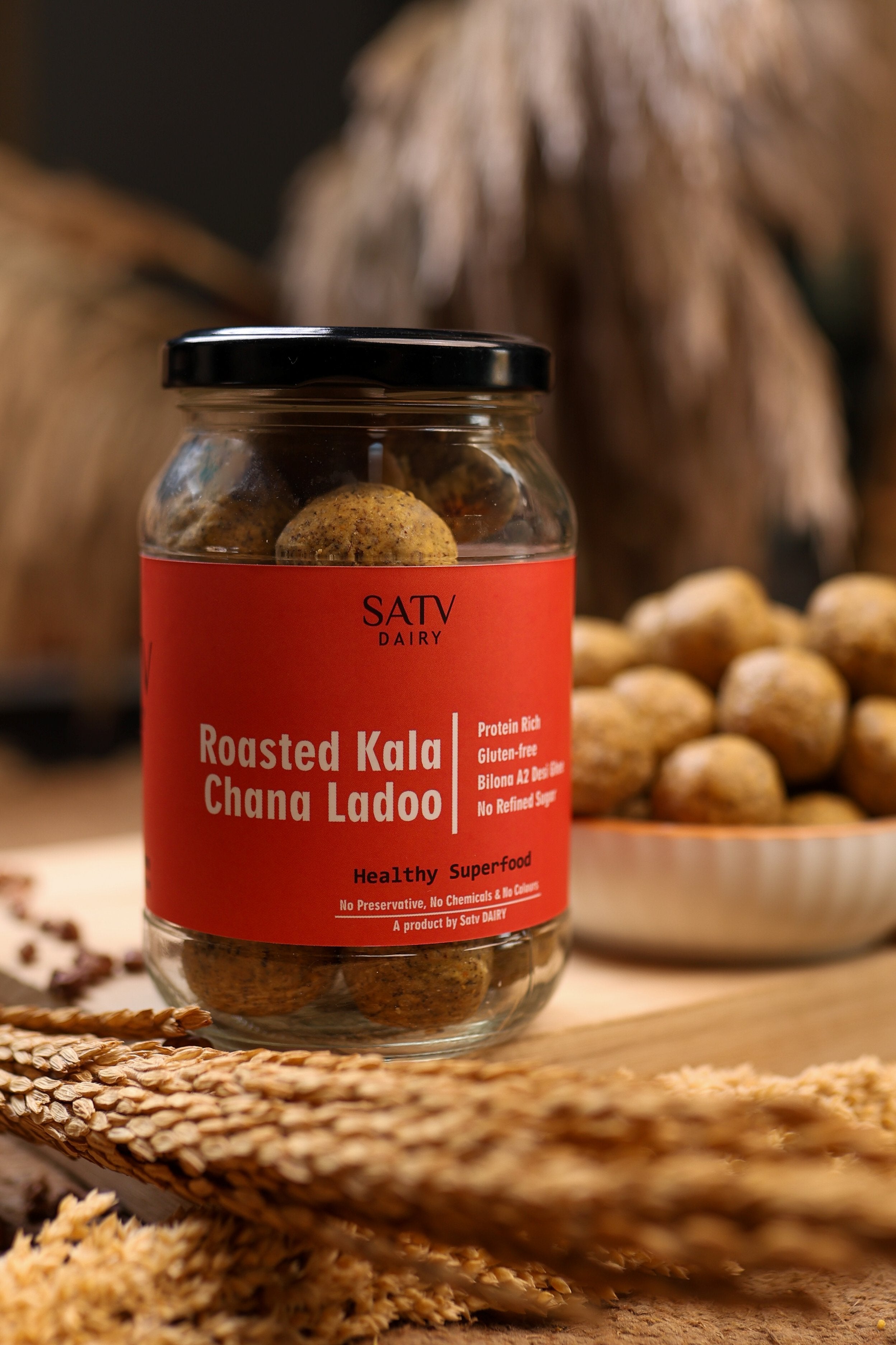 Kala Chana Desi Ghee Laddu