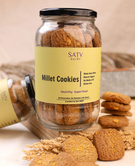 Handcrafted Millet Cookies by Satv Dairy – Natural & Sugar-Free