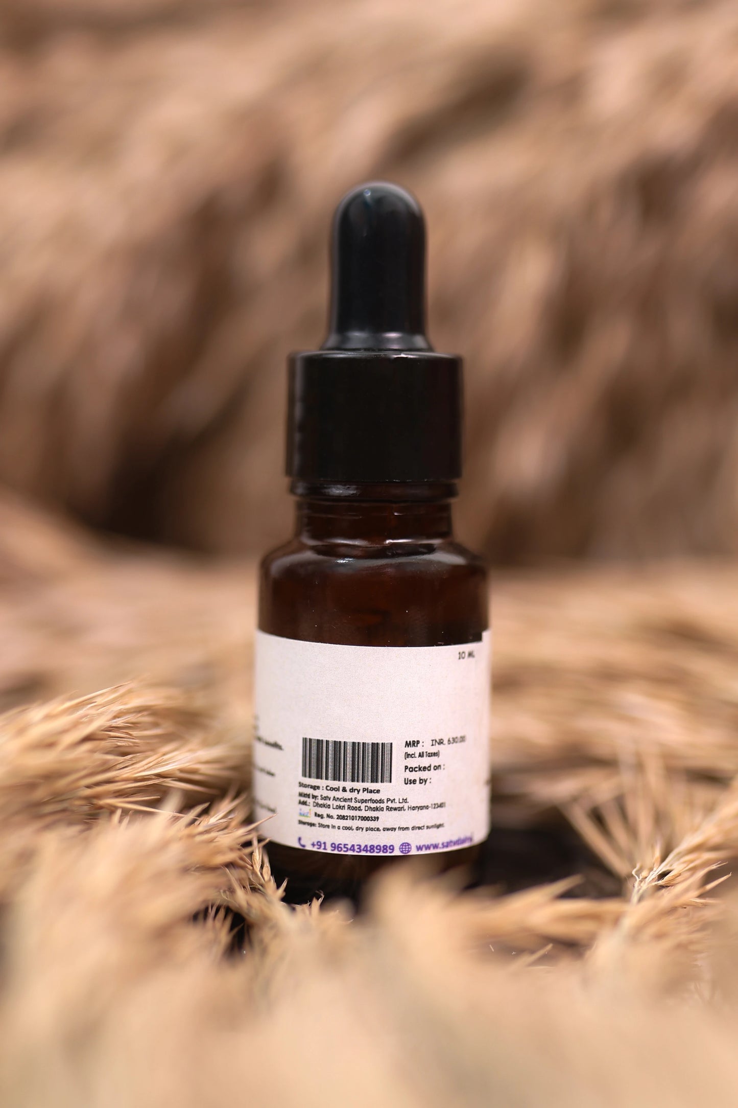Pure Cow Ghee Nasal Drops for Mental Clarity