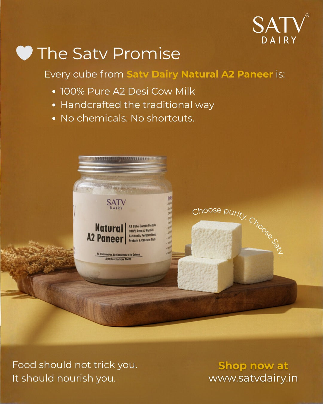 Natural A2 Paneer (Available in Delhi NCR Only)