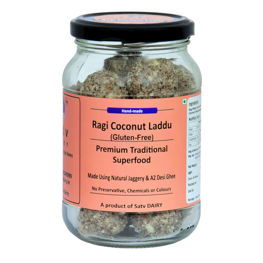 Ragi Coconut Laddu (Gluten-Free)