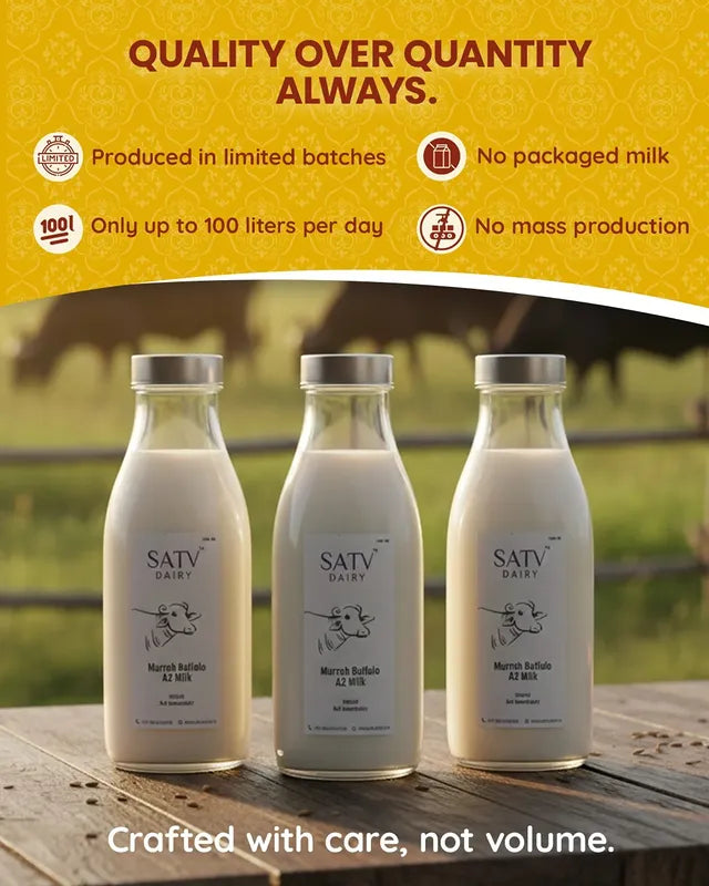 Murrah Buffalo A2 Milk (Available in Delhi NCR Only)