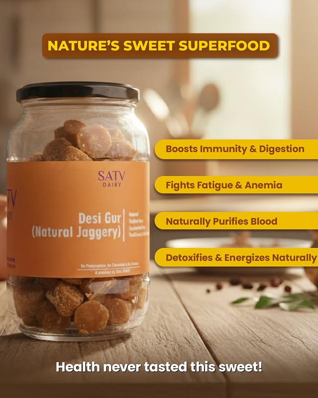 Desi Gur (Natural Jaggery)