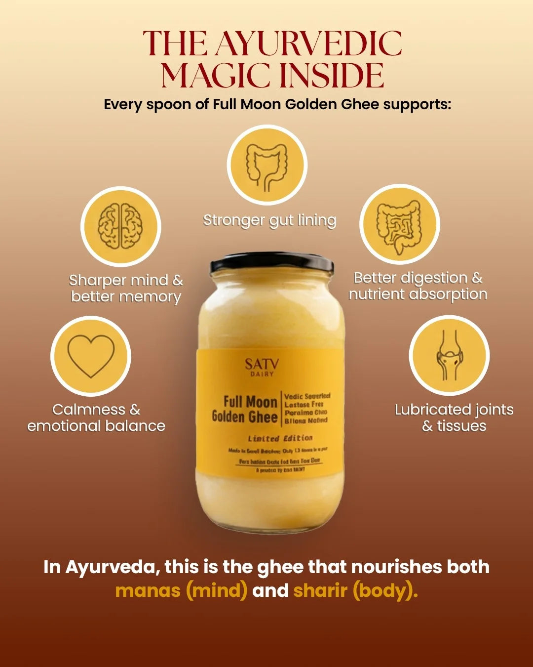 Full Moon Golden Ghee (Grain-fed)