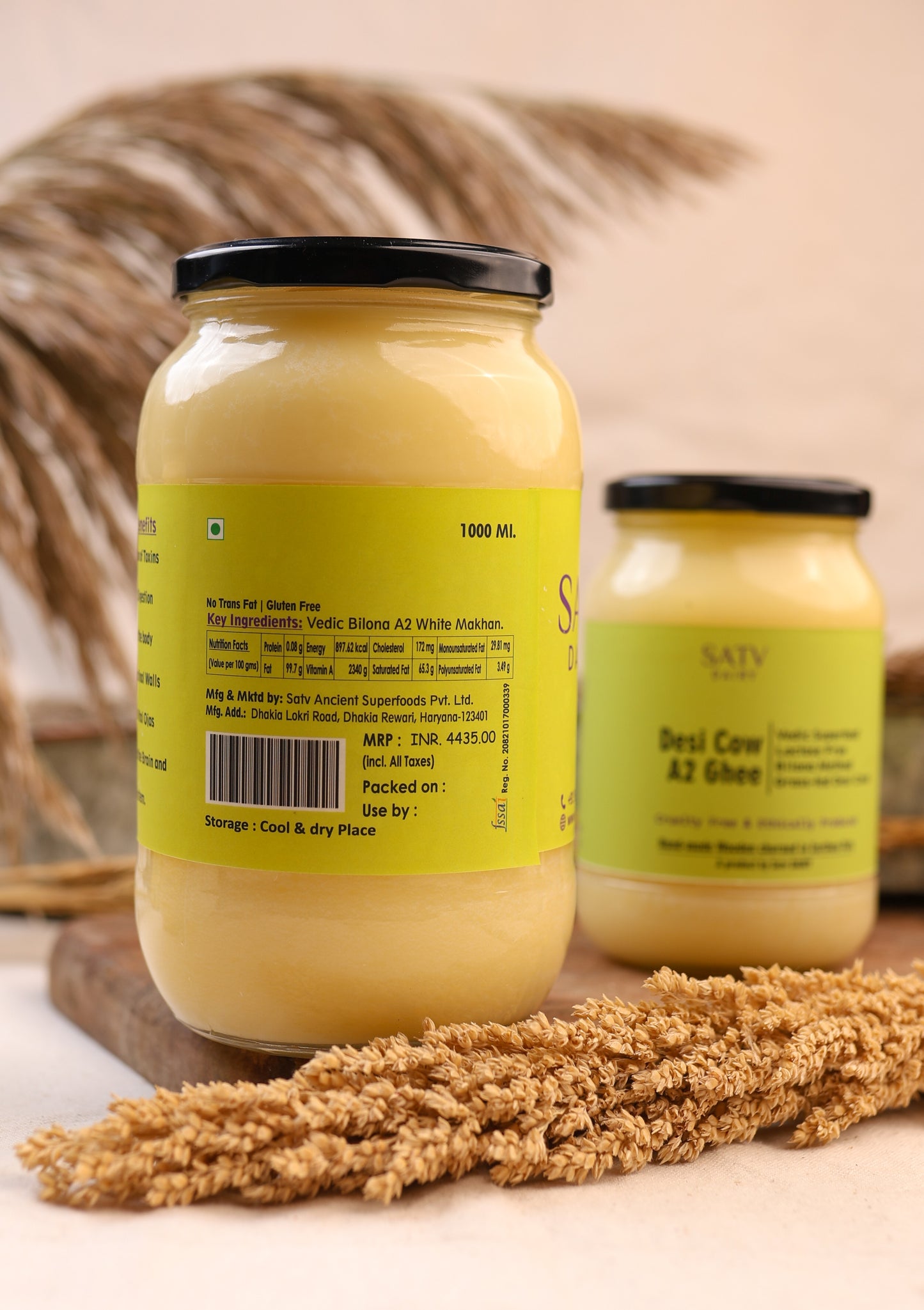 Desi Cow A2 Ghee (Grass-fed)