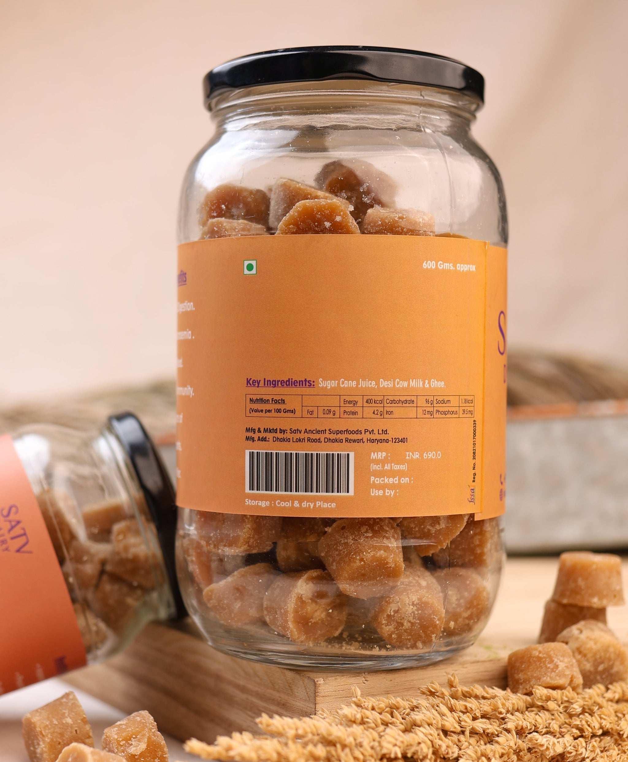 Desi Gur (Natural Jaggery)