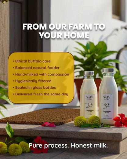 Murrah Buffalo A2 Milk (Available in Delhi NCR Only)