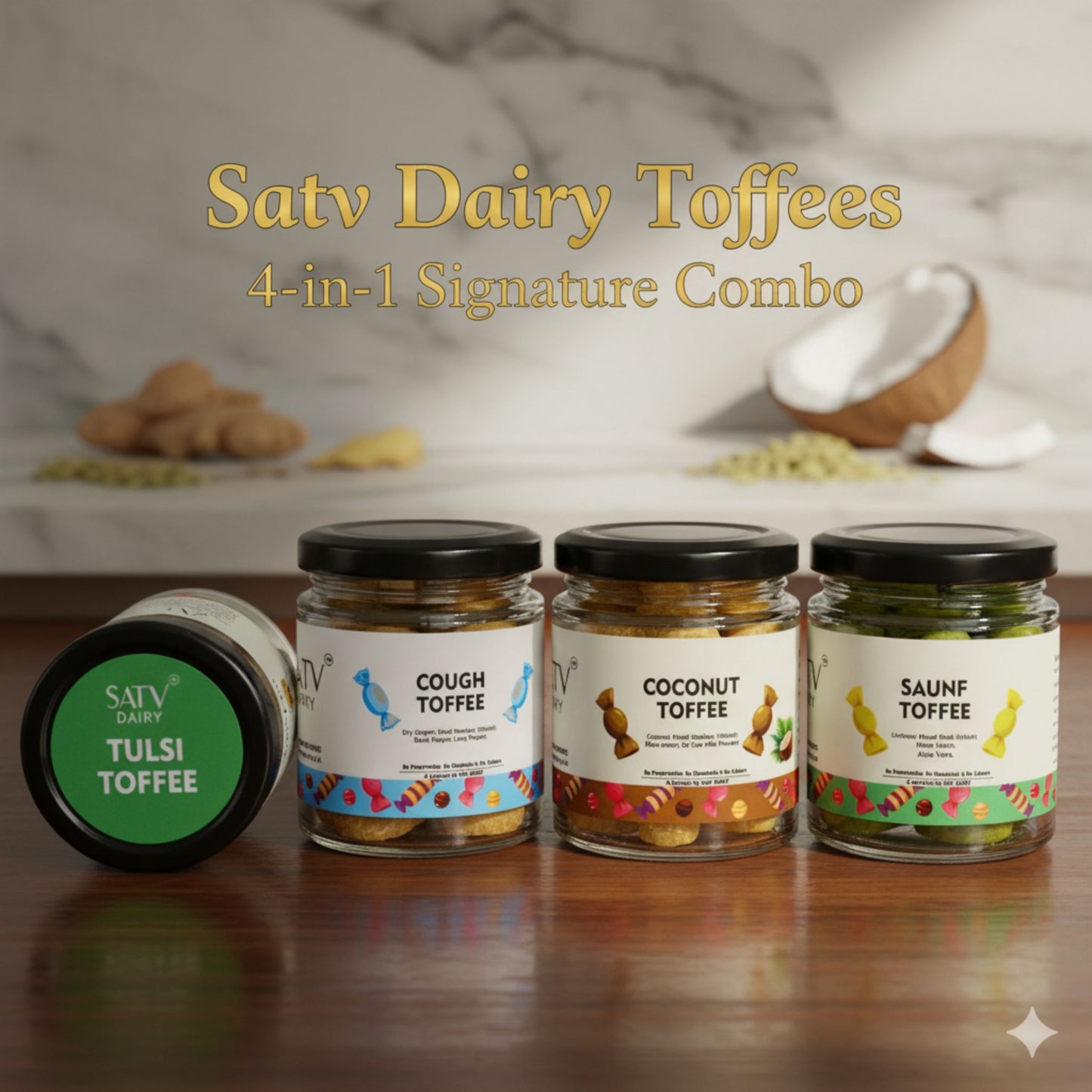 Satv Dairy Toffees 4-in-1 Signature Combo