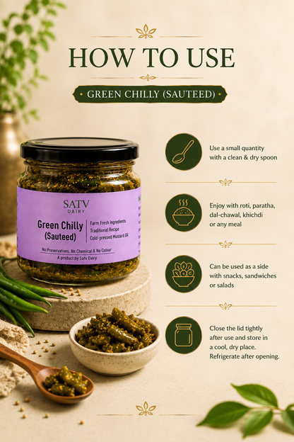 Green Chilly (Sauteed)