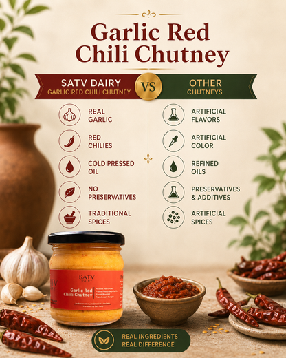 Garlic Red Chilli Chutney (Available only in Delhi NCR)