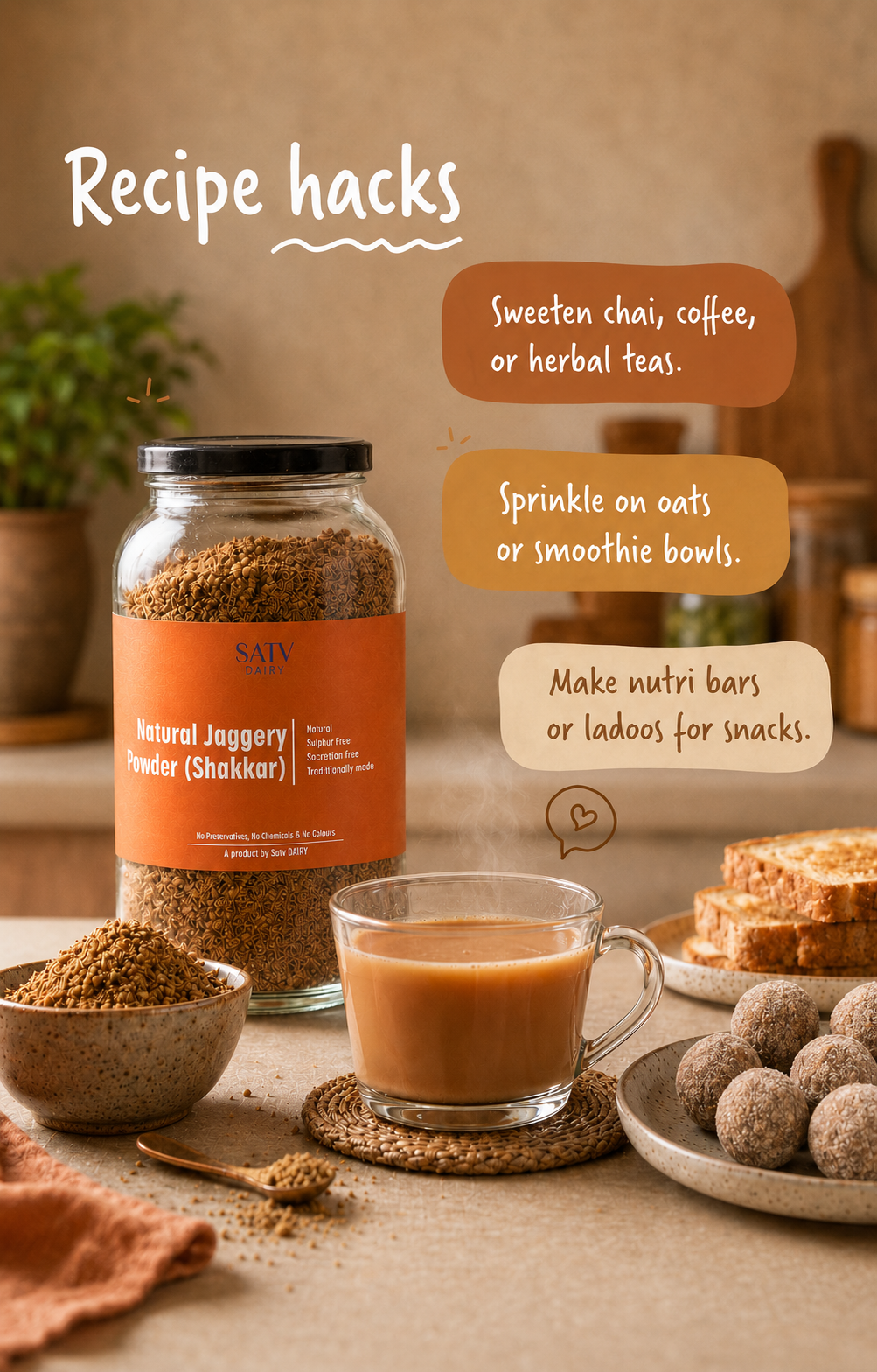 Jaggery Powder (Shakkar)