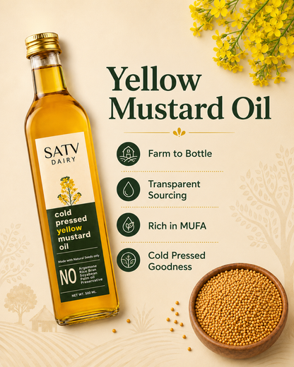 Cold-Pressed Yellow Mustard Oil