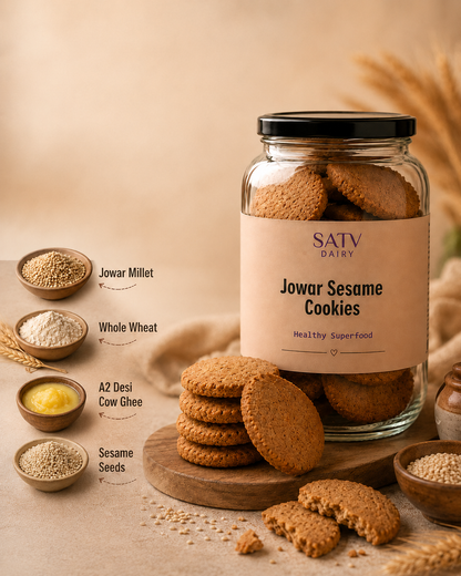 Jowar Sesame Cookies