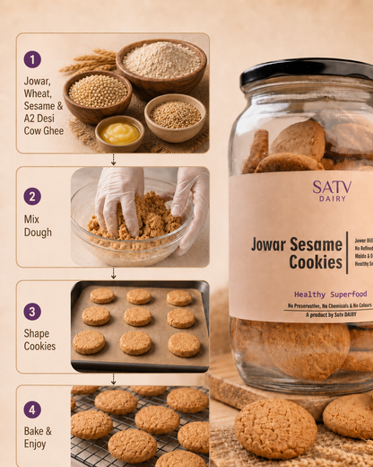 Jowar Sesame Cookies