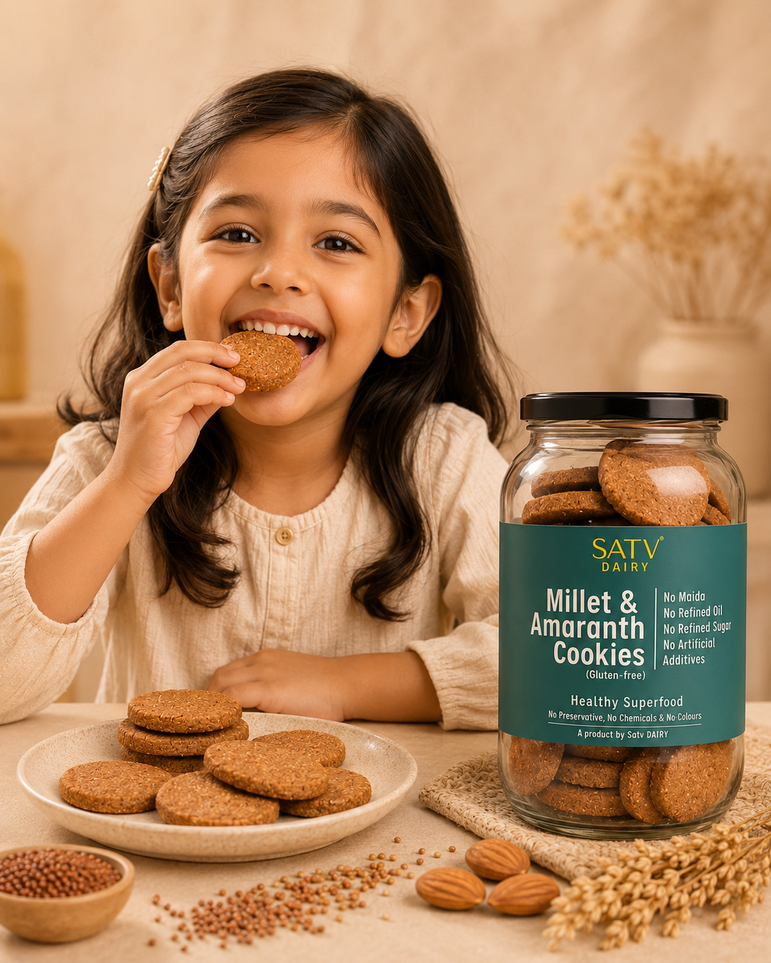 Millet & Amaranth Cookies