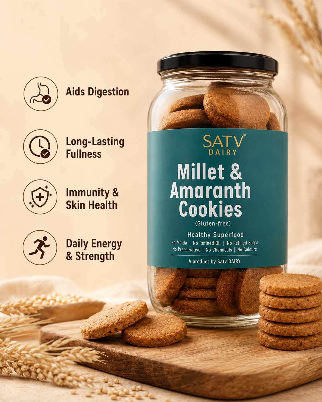 Millet & Amaranth Cookies