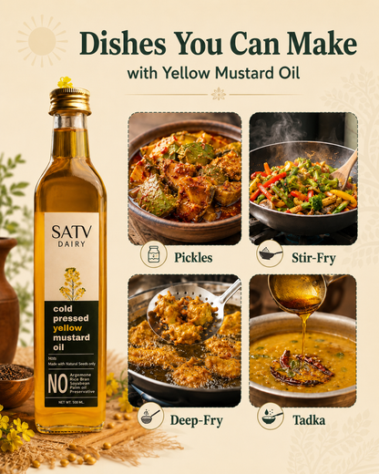 Cold-Pressed Yellow Mustard Oil