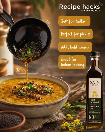 Cold-Pressed Black Mustard Oil