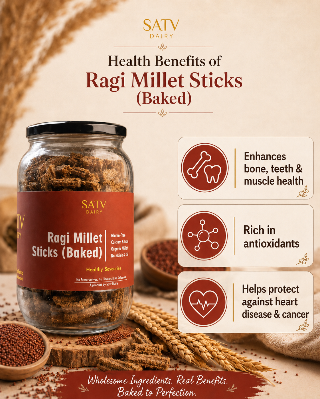 Ragi Millet Sticks