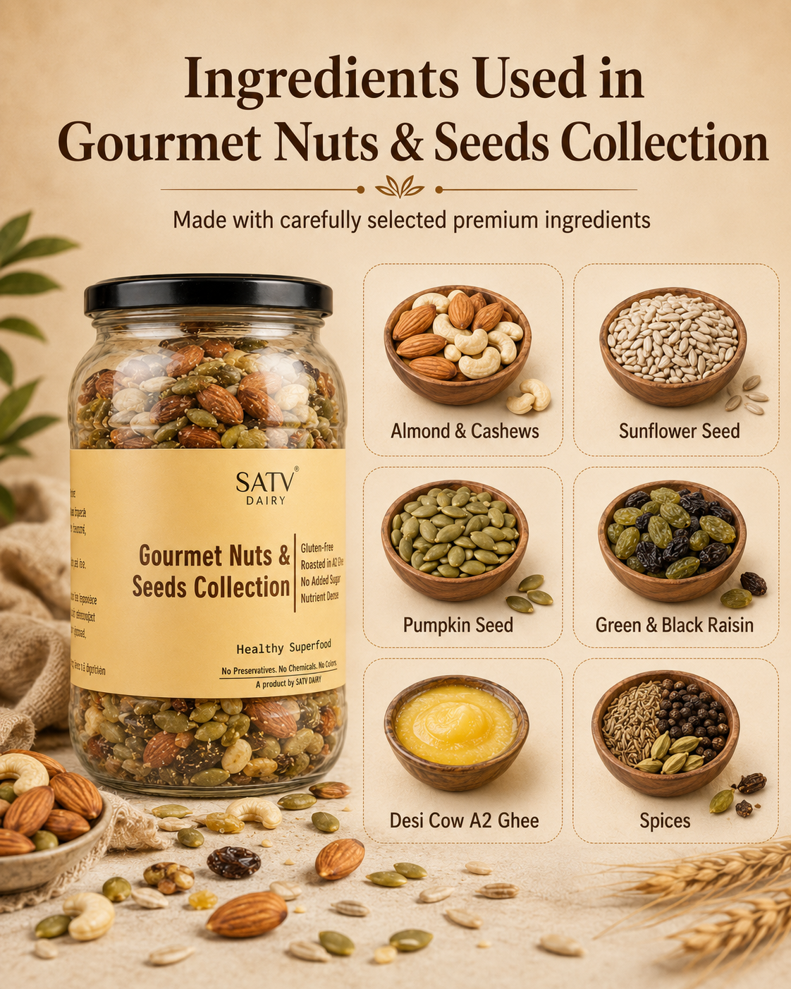 Gourmet Nuts & Seeds Collection