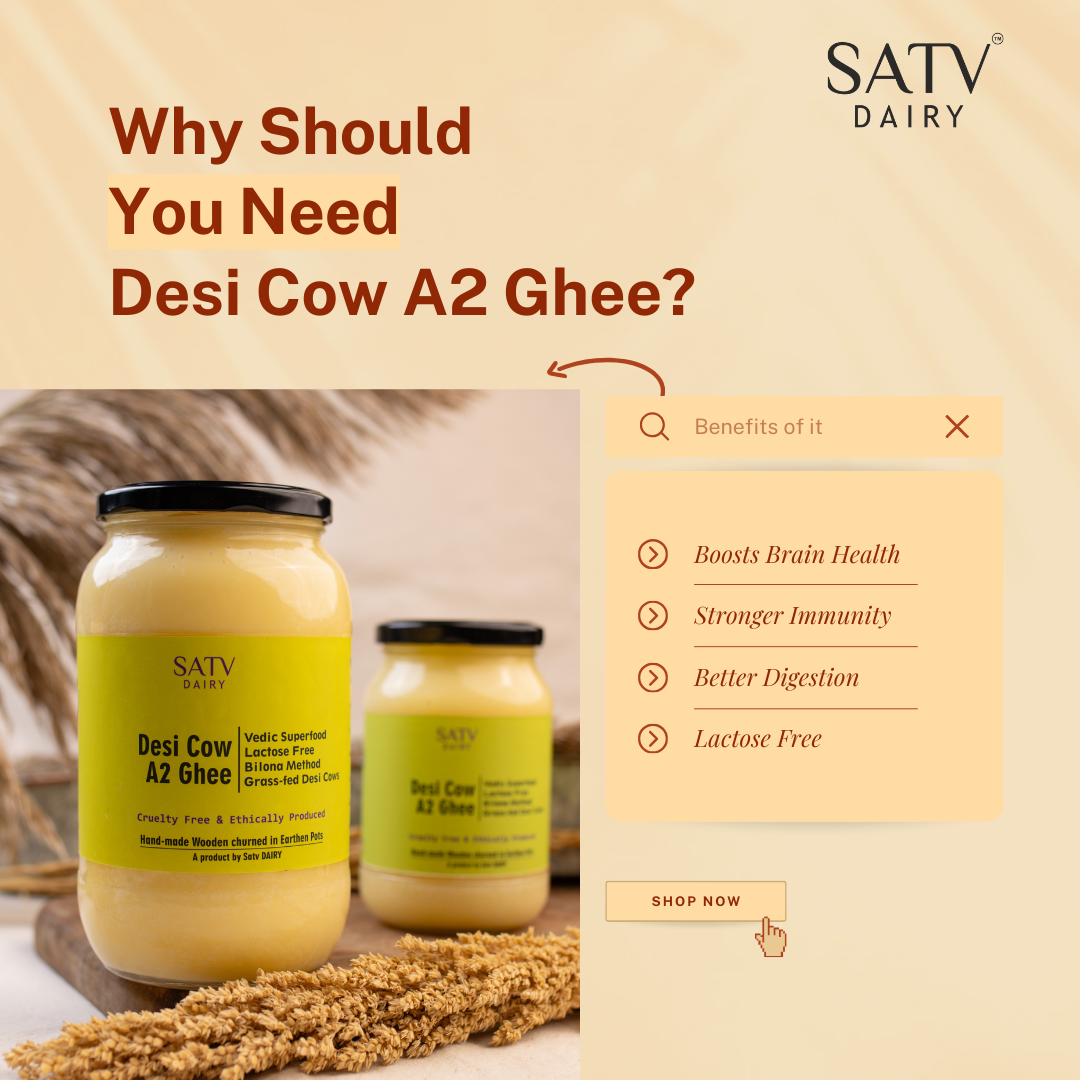 Desi Cow A2 Ghee (Grass-fed)