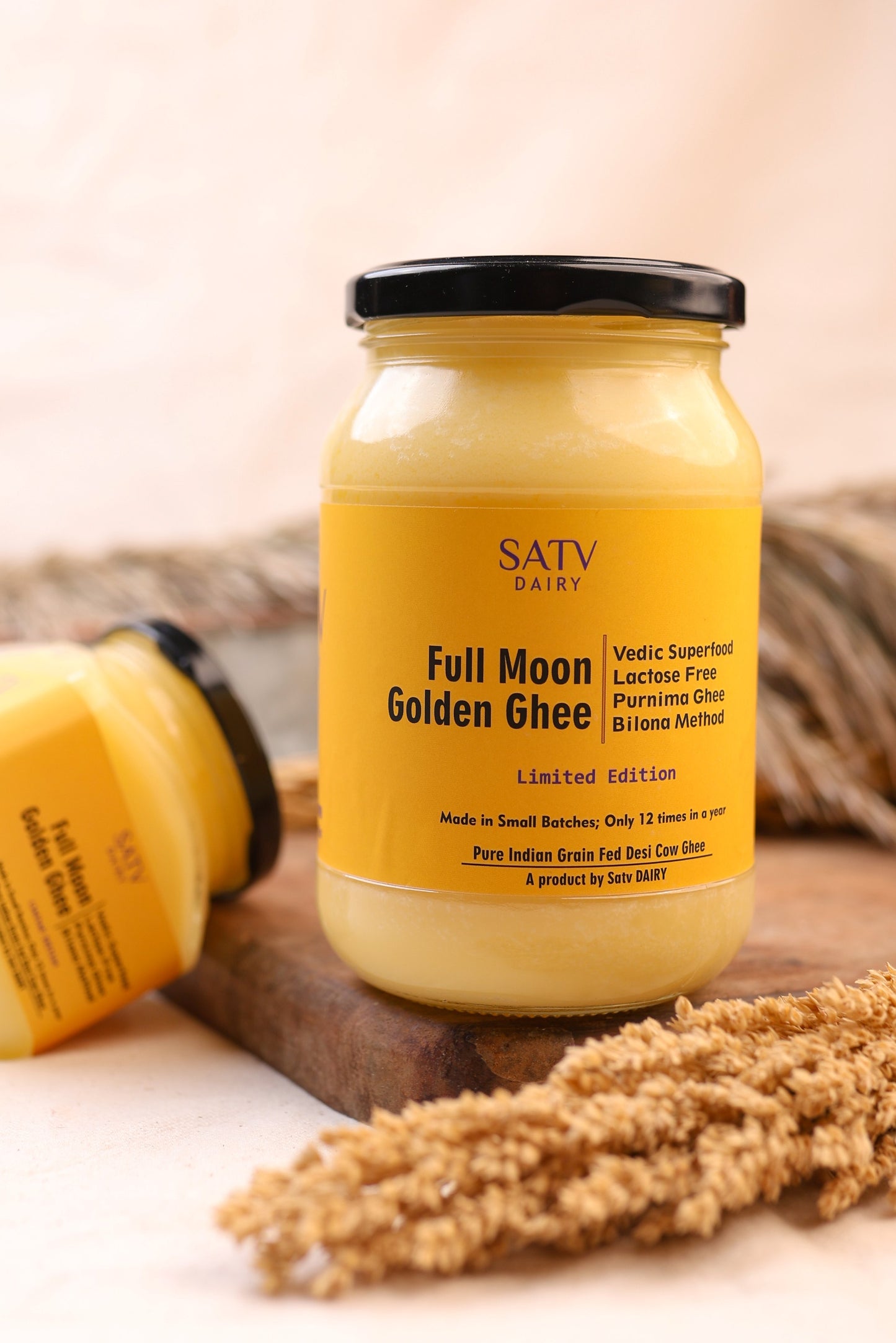 Full Moon Golden Desi Ghee Front