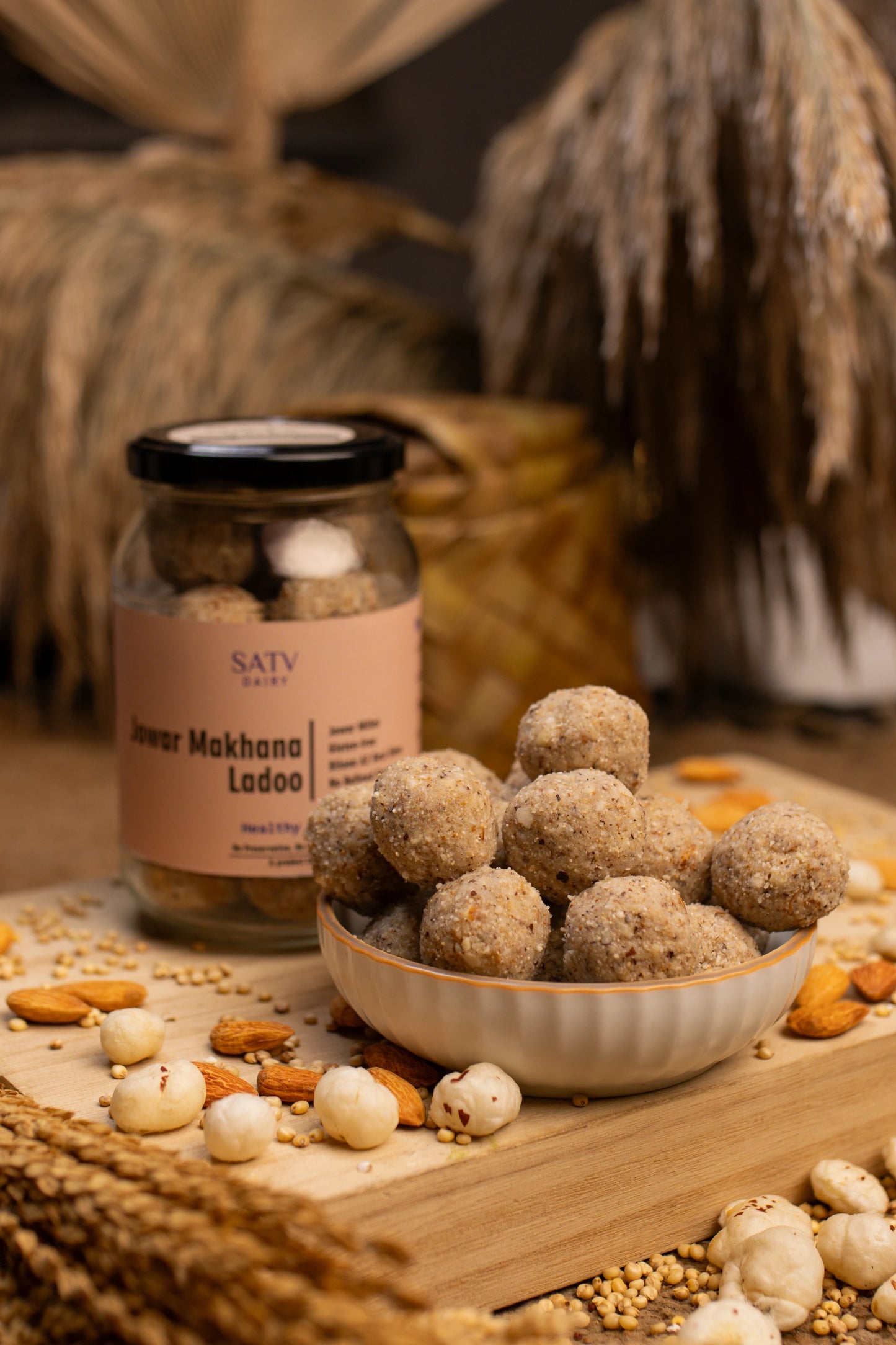 Healthy Gluten-Free Laddu with A2 Desi Ghee