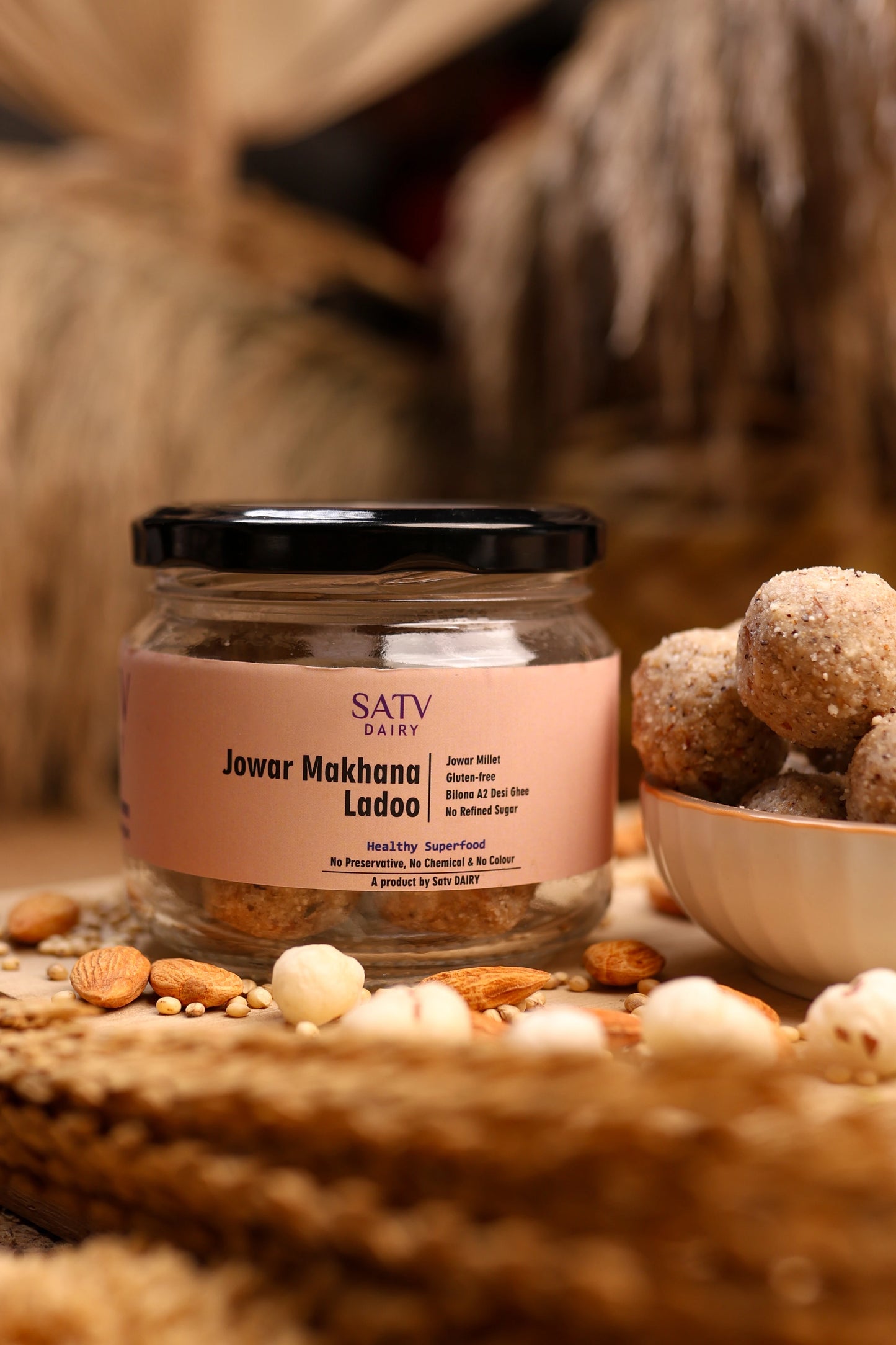 Pure Ingredients of Satv Dairy Jowar Laddu