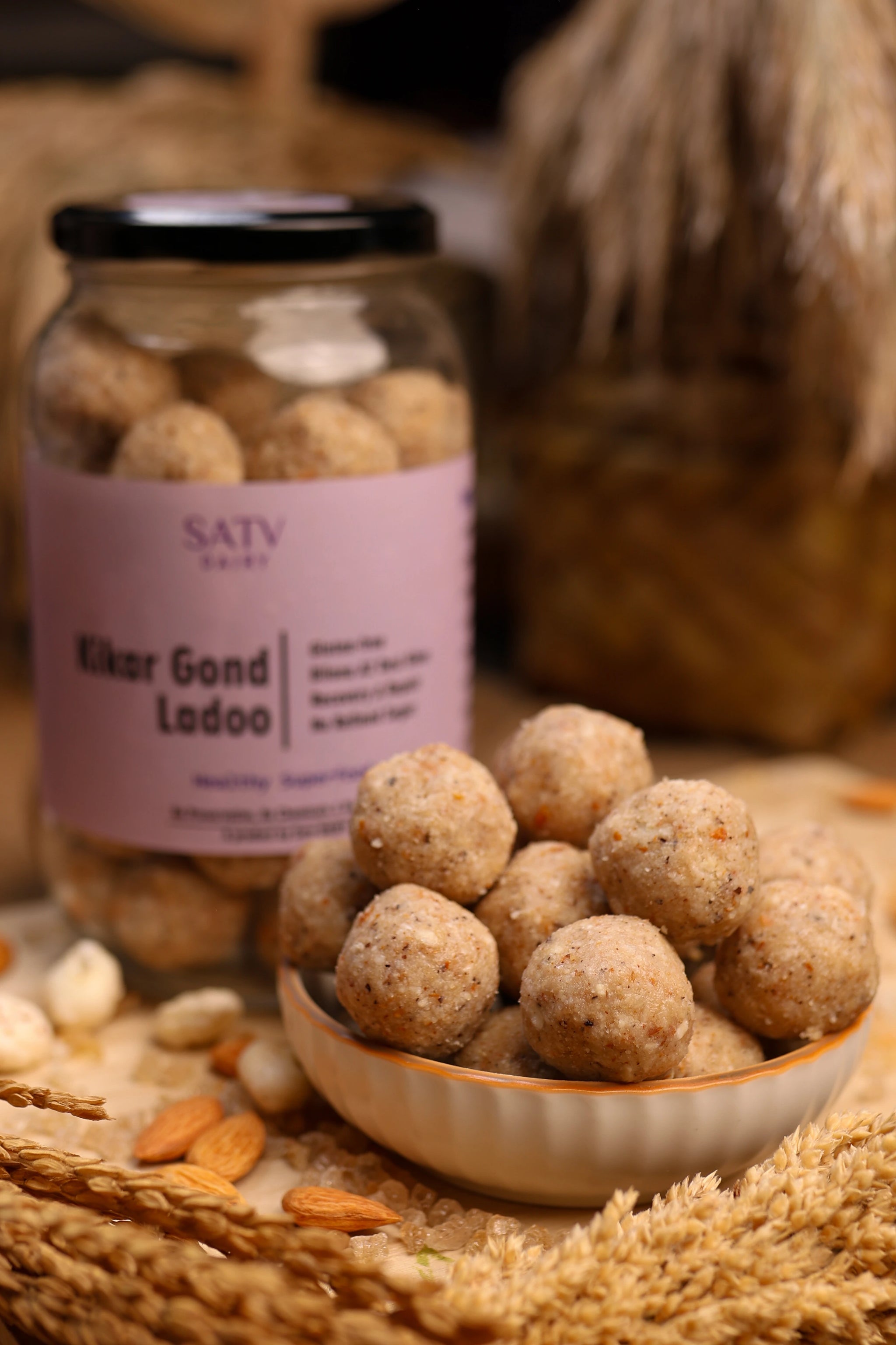 Kikar Gond Laddu Packed with Healthy Nuts and Natural Jaggery