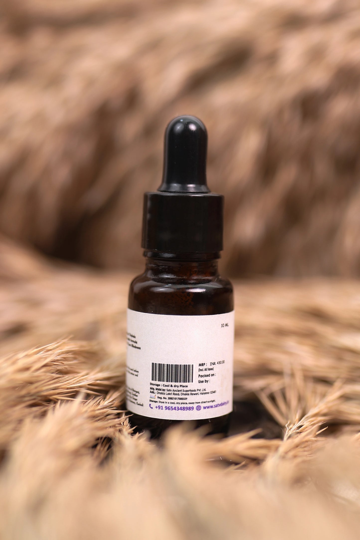 Organic nasya drops for eye care