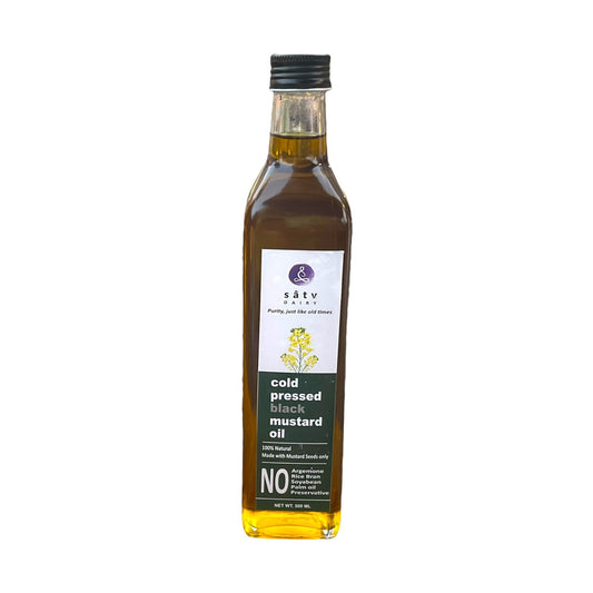 Cold-Pressed Black Mustard Oil