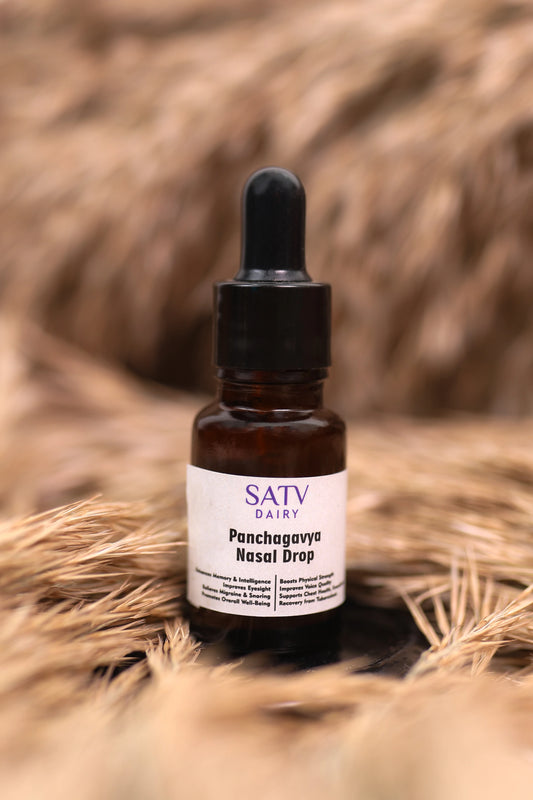 Satv Dairy Panchagavya Nasal Drops for Brain Health