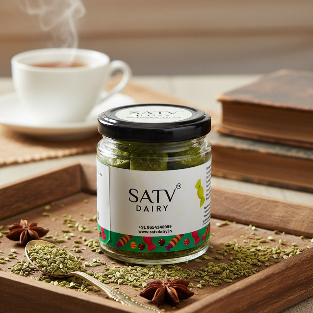 Satv Dairy Saunf Toffee (Pack of 2)