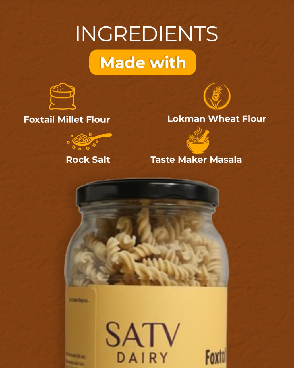 Foxtail Millet Pasta (Sun dried)